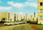 Trabant-Domanz auch im Neubauviertel Großer Dreesch bei Schwerin - 1989