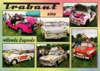 Ostalgie-Postkarte "Trabant eine rollende Legende" - 1999