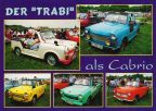 Ostalgie-Postkarte "Der Trabi als Cabrio" - 1999