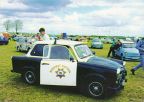 Trabant als "Highway Patrol" bei Trabitreffen in Anklam - 1998