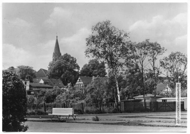 Blick zur Kirche - 1962