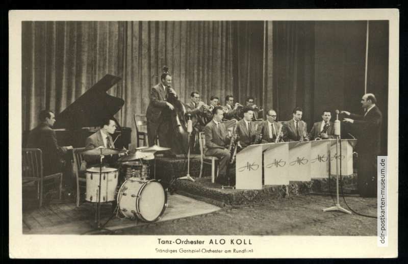 Tanzorchester Alo Koll, Gastspiel-Orchester am Rundfunk - 1955