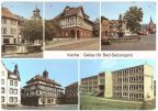 Markt und Kinderkrippe in Geisa, Markt und Rathaus in Vacha, Oberschule "Rudi Arndt" in Geisa - 1977 