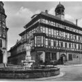 Rathaus mit Marktbrunnen - 1974