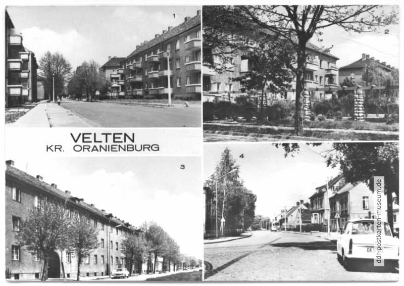 Neubaugebiet Karl-Liebknecht-Straße, Poststraße, Hennigsdorfer Straße - 1982