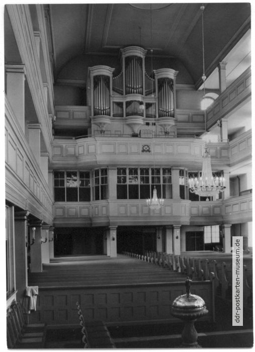 Orgel in der Stadtkirche St. Nicolai zu Waldheim - 1972