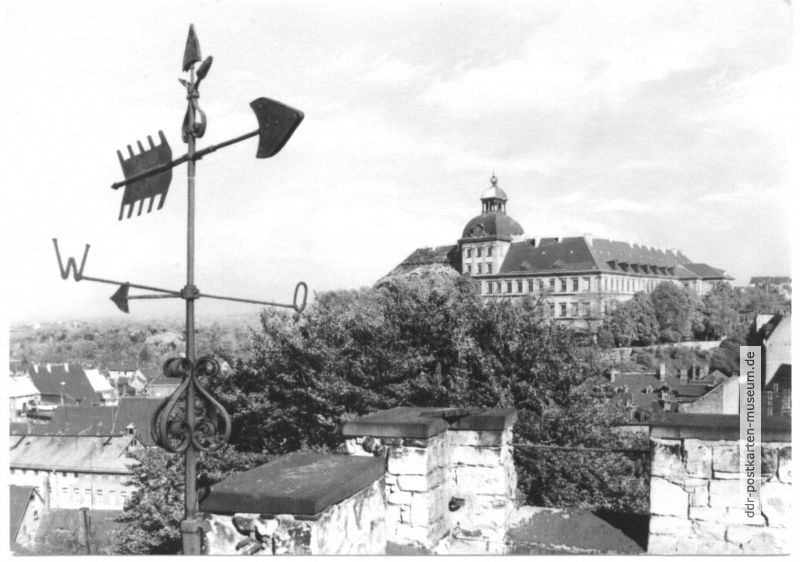 Blick vom Georgenberg zum Schloß Augustusburg - 1970