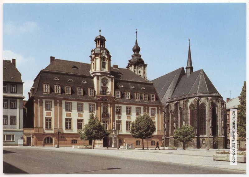 Rathaus am Karl-Marx-Platz - 1990