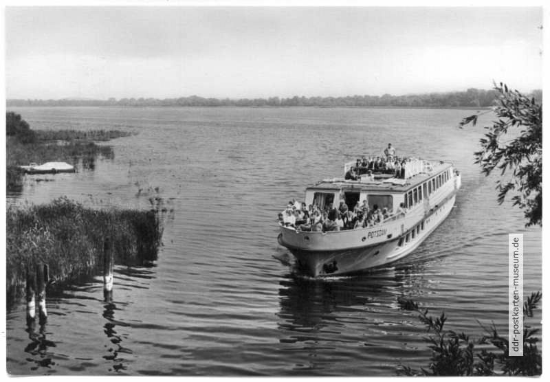 Havel bei Werder, Ausflugsschiff "Potsdam" - 1968