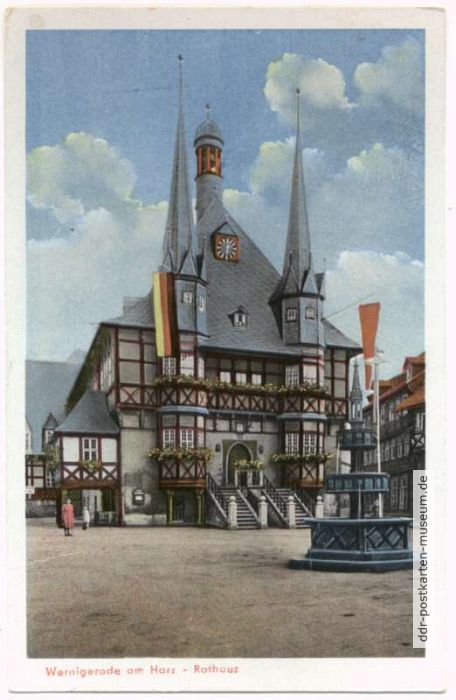 Rathaus Wernigerode - 1953