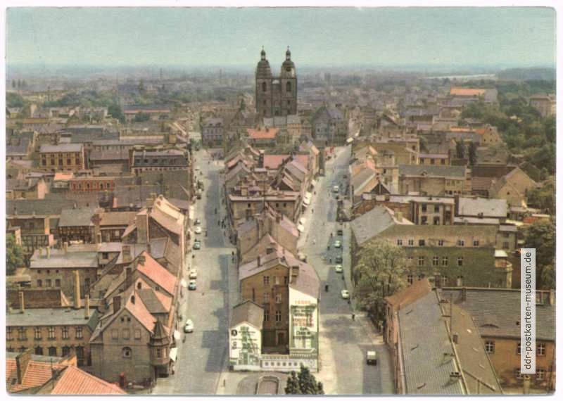 Blick vom Turm der Schloßkirche - 1964