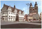 Markt mit Rathaus und Stadtkirche - 1989