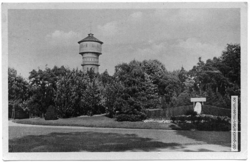 Blick zum Wasserturm - 1956