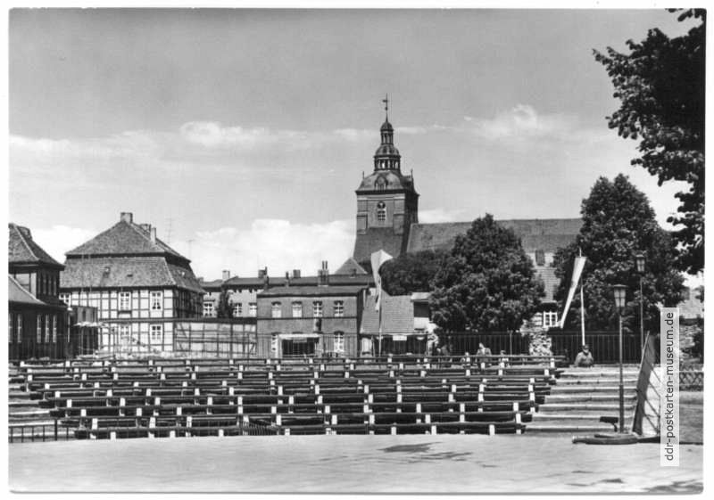 Freilichtbühne im Amtshof, Marienkirche - 1962