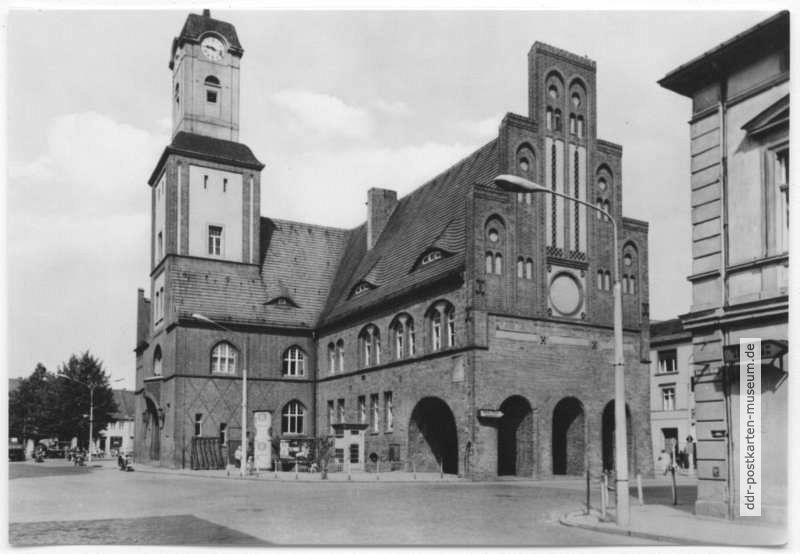 Rathaus von Wittstock - 1969