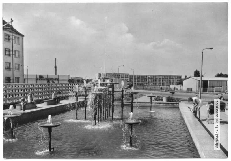 Springbrunnen im Wohnkomplex Nord - 1977