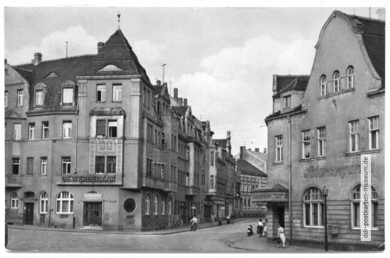Blick vom Badergraben in die Leninstraße - 1960
