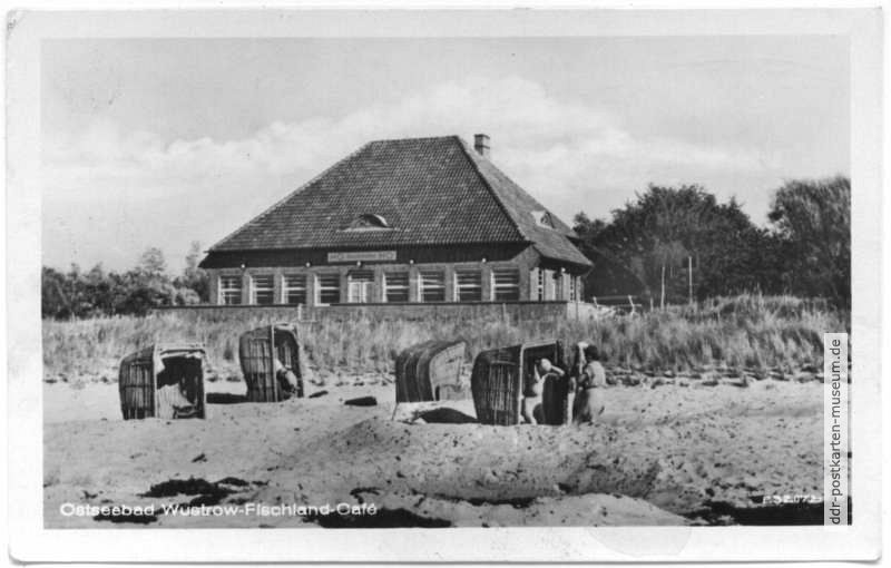 Ostseebad Wustrow, HO-Gaststätte "Fischland-Cafe" - 1953