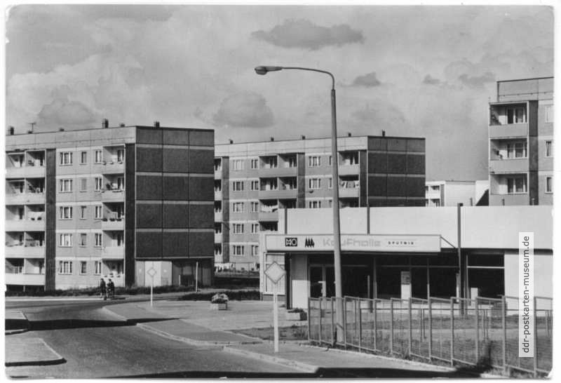 Blick auf das Neubauviertel Zeitz-Ost - 1980