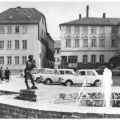 Karpfenpfeiferbrunnen am Markt - 1970