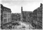 Hauptmarkt mit Rathaus und Stadttheater - 1956