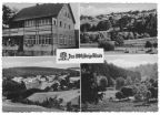 Ferienheim des VEB Eisenbau, Gesamtansicht, Luppbodetal - 1962