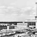Betriebsgelände des VEB Papierfabrik in Schwedt - 1964