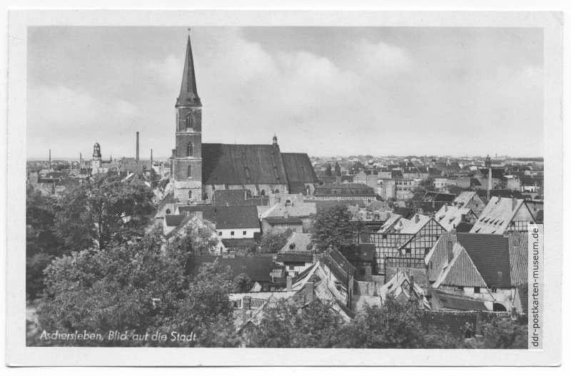 Blick zur St. Stephani-Kirche - 1951