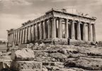 Ansichtskarte nur auf Urlauberschiff "Völkerfreundschaft" - Athen, das Partenon auf der Akropolis - 1961