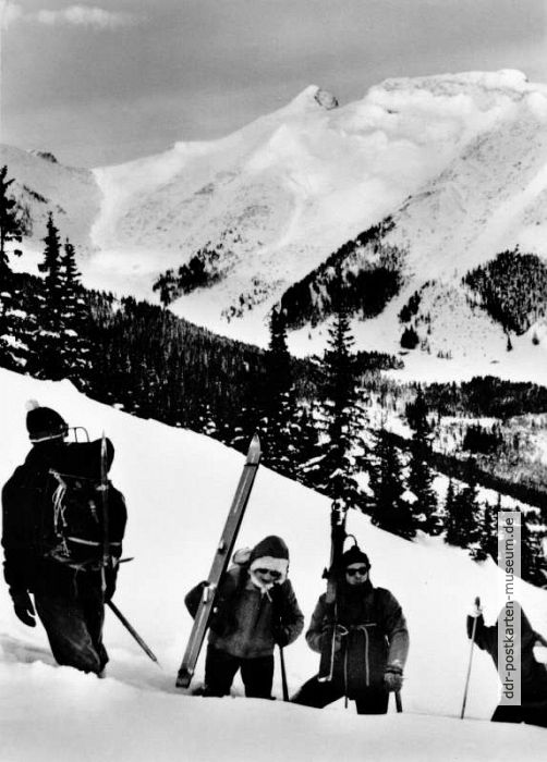 Skisportzentrum Zakopane in der Hohen Tatra - 1973