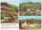 Schwarza-Express vor dem Schweizerhaus, Burgruine Greifenstein, FDGB-Heim - 1968