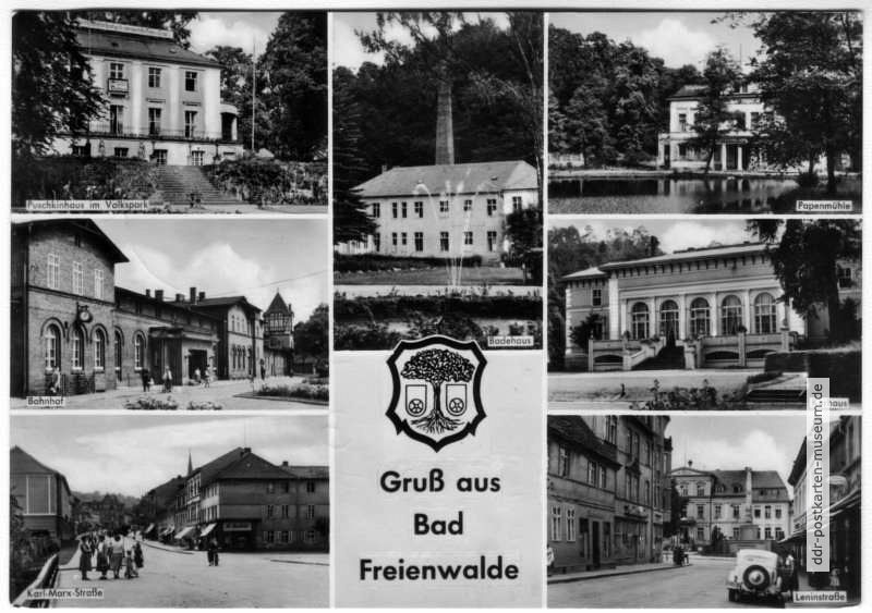Gruß aus Bad Freienwalde - 1960