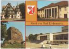 Postamt, Badehaus, Burgruine, Kulturhaus - 1986