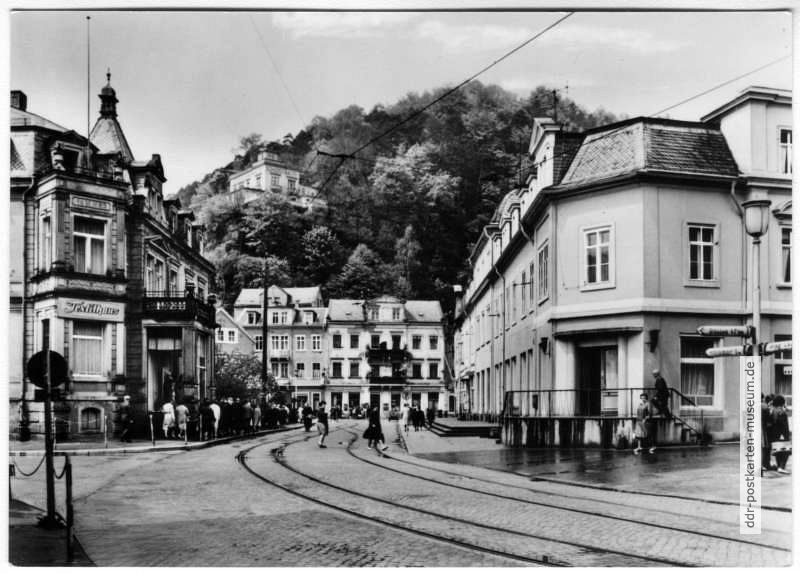 Blick zum HO-Hotel "Schlossbastei" - 1969