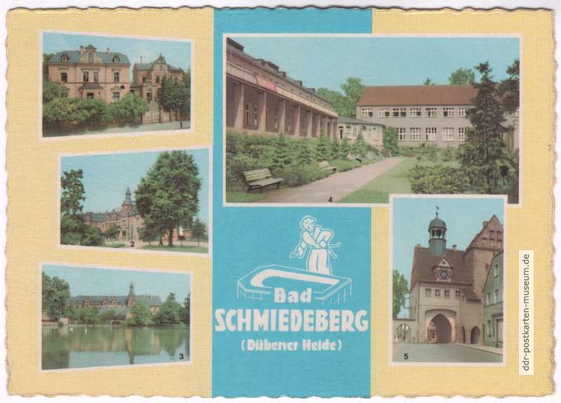 Moorsanatorium, Kurhaus, Schwanenteich, Eisenmoorbad, Au-Tor - 1962