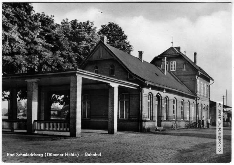 Bahnhof von Bad Schmiedeberg - 1971
