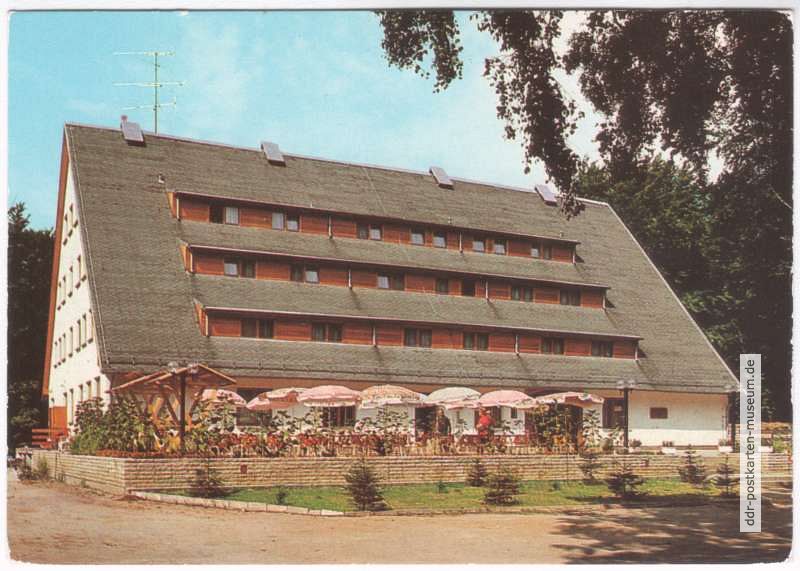 Forsthaus Langenberg - Betriebsferienheim des VEB Wohnungsbaukombinat Gera - 1983