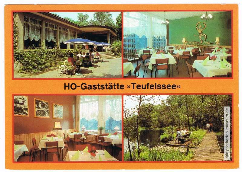 HO-Gaststätte "Teufelssee", Wanderlehrpfad am Teufelssee - 1984