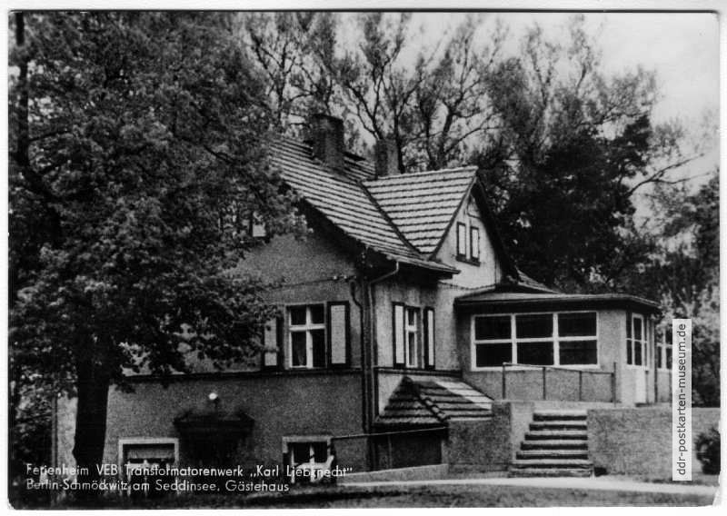 Ferienheim des VEB Transformatorenwerk, Gästehaus - 1958
