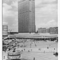 Alexanderplatz, Hotel Stadt Berlin, Weltzeituhr - 1977