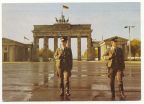 Posten der Grenztruppen an der Staatsgrenze am Brandenburger Tor - 1977