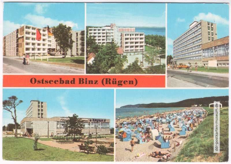 FDGB-Erholungsheime "Rugard", "Stubbenkammer", "Arkona" und "Rügen" - 1978