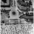 Luftbild vom Strand in Binz - 1976