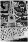 Luftbild vom Strand in Binz - 1976