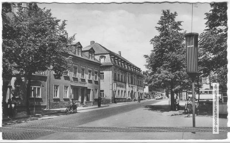 Ernst-Thälmann-Straße, HO-Gaststätte "Brander Hof" - 1960