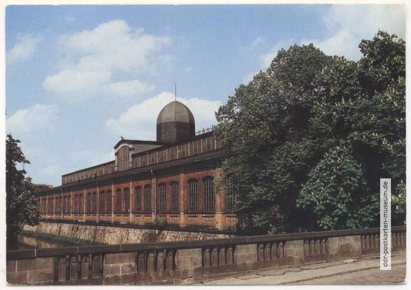 Markthalle am Chemnitzfluß (1891 eröffnet) - 1990