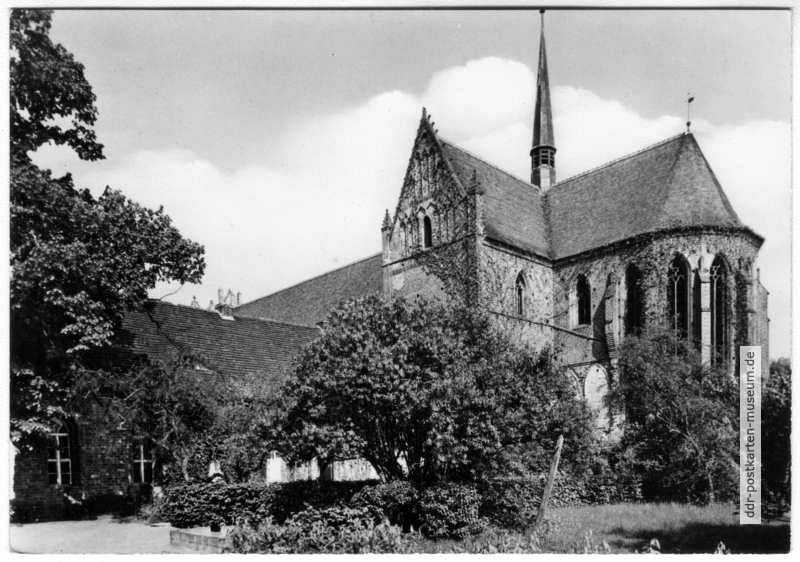 Kloster Chorin, Nordgiebel der Klosterkirche - 1967 / 1975