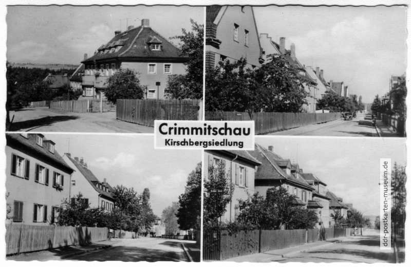 Crimmitschau, Kirschbergsiedlung - 1960