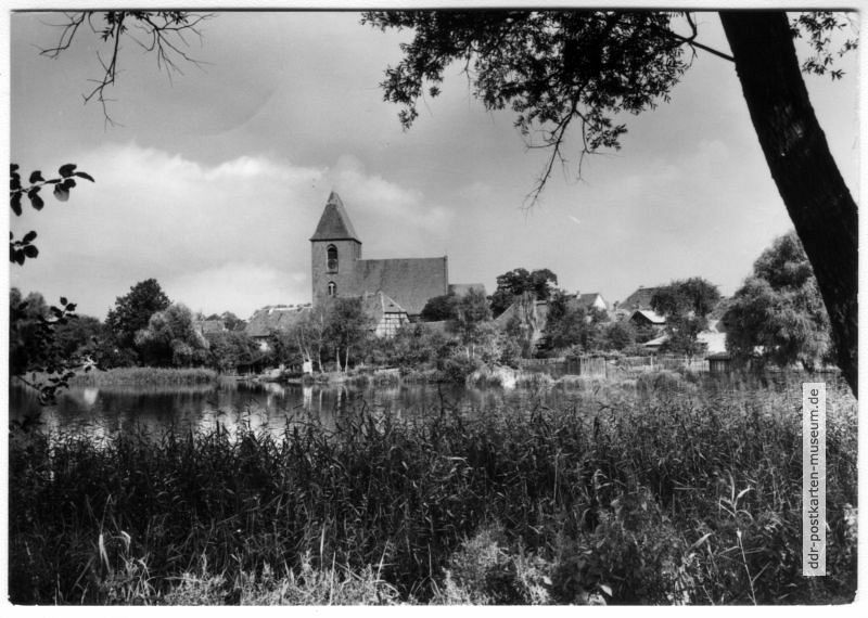 Crivitz, Kirche am Militzsee - 1984