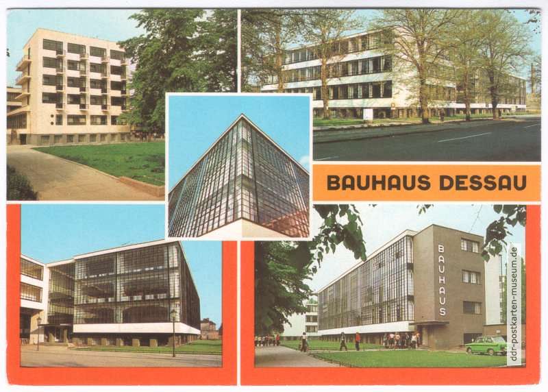 Bauhaus Dessau - Atelierhaus, Fachschule, Werkstätten - 1981